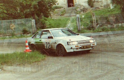 148. Eugeniusz Prażmo i Dariusz Palonka - Toyota Corolla GT 16.   (To zdjęcie w pełnej rozdzielczości możesz kupić na www.kwa-kwa.pl )