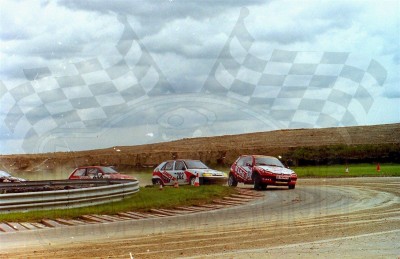 39. Marcin Laskowski - Peugeot 106,  Janusz Siniarski - Skoda Felicia i Michał Kunicki - Suzuki Swift   (To zdjęcie w pełnej rozdzielczości możesz kupić na www.kwa-kwa.pl )