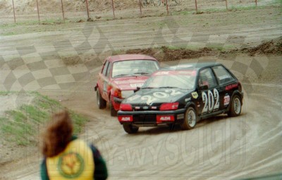 30. Andrzej Dziurka - Ford Fiesta XR2i, Janusz Siniarski - Skoda 135   (To zdjęcie w pełnej rozdzielczości możesz kupić na www.kwa-kwa.pl )