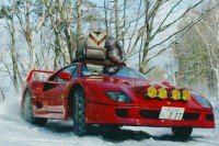 Drifting a Ferrari F40 in Snow Up To Base Camp (4k!)