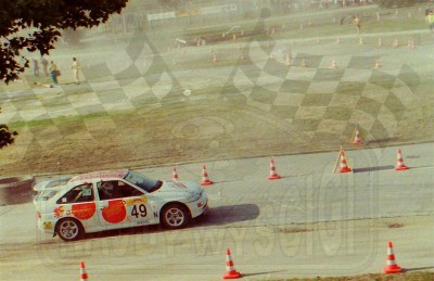 28. Andrzej Chojnacki i Piotr Namysłowski - Ford Escort Cosworth RS.   (To zdjęcie w pełnej rozdzielczości możesz kupić na www.kwa-kwa.pl )