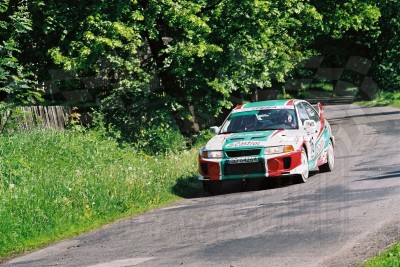 12. Maciej Lubiak i Maciej Wisławski - Mitsubishi Lancer Evo V  (To zdjęcie w pełnej rozdzielczości możesz kupić na www.kwa-kwa.pl )