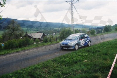21. Dariusz Chudobiński i Przemysław Szulc - Peugeot 206 XS  (To zdjęcie w pełnej rozdzielczości możesz kupić na www.kwa-kwa.pl )