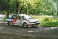 90. Robert Herba i Andrzej Górski - Mitsubishi Lancer Evo   (To zdjęcie w pełnej rozdzielczości możesz kupić na www.kwa-kwa.pl )