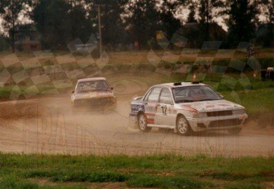 105. Nr.12.Krzysztof Studziński - Mitsubishi Galant VR4.   (To zdjęcie w pełnej rozdzielczości możesz kupić na www.kwa-kwa.pl )