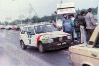 8. Fiat Uno Turbo załogi Jerzy Dyszy i Zbigniew Atłowski.   (To zdjęcie w pełnej rozdzielczości możesz kupić na www.kwa-kwa.pl )