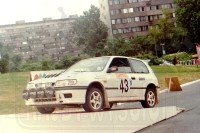 192. Hans Britth i Magnus Olsson - Nissan Sunny GTiR.   (To zdjęcie w pełnej rozdzielczości możesz kupić na www.kwa-kwa.pl )