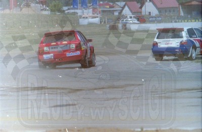 79. Jacek Lesiak - Nissan Sunny GTiR i Bartosz Duda - Lancia Delta Integrale   (To zdjęcie w pełnej rozdzielczości możesz kupić na www.kwa-kwa.pl )
