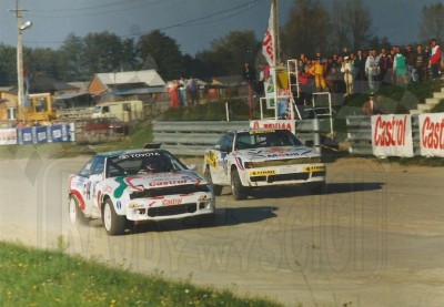 42. Nr.14. Adam Polak, nr.16.Andrzej Kalitowicz - Toyoty Celica GT4.   (To zdjęcie w pełnej rozdzielczości możesz kupić na www.kwa-kwa.pl )