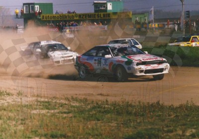 65. Adam Polak - Toyota Celica GT4 i Leszek Kuzaj - Mitsubishi Lancer Evo.   (To zdjęcie w pełnej rozdzielczości możesz kupić na www.kwa-kwa.pl )