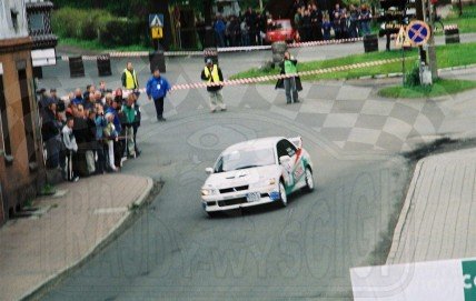 6. Maciej Lubiak i Maciej Wisławski - Mitsubishi Lancer Evo VII  (To zdjęcie w pełnej rozdzielczości możesz kupić na www.kwa-kwa.pl )