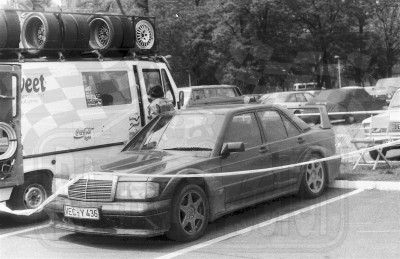 16. Treningowy Mercedes Benz 190E-2,5 Evolution niemca Petera Rumpfkeila.   (To zdjęcie w pełnej rozdzielczości możesz kupić na www.kwa-kwa.pl )