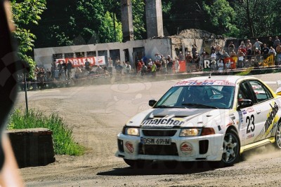 62. Marcin Majcher i Daniel Leśniak - Mitsubishi Lancer Evo V  (To zdjęcie w pełnej rozdzielczości możesz kupić na www.kwa-kwa.pl )