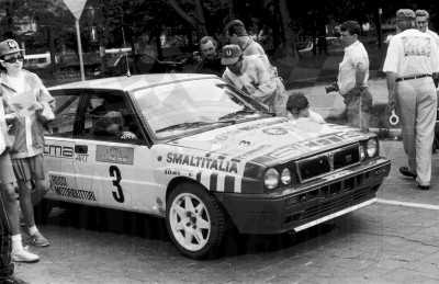 23. Lancia Delta Integrale 16V włoskiej załogi Piero Liatti i Luciano Tedeschini.   (To zdjęcie w pełnej rozdzielczości możesz kupić na www.kwa-kwa.pl )