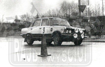 Marian Bublewicz i Stefan Osika - Polski Fiat 125p 1500. To zdjęcie w pełnej rozdzielczości możesz kupić na http://kwa-kwa.pl