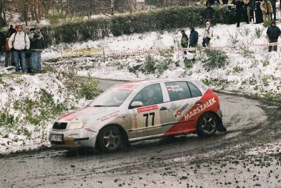 18. Łukasz Baron i Adam Krysiak - Skoda Fabia  (To zdjęcie w pełnej rozdzielczości możesz kupić na www.kwa-kwa.pl )