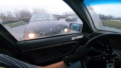 BMW E36 325 DRIFT Fail & Crash OnBoard - Drift Pov #4