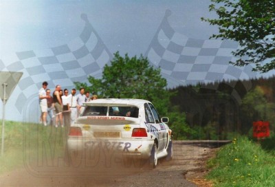 18. Jerzy Wierzbołowski i Bogusław Lepiarz - Ford Escort Cosworth RS.   (To zdjęcie w pełnej rozdzielczości możesz kupić na www.kwa-kwa.pl )