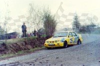 90. Dariusz Wirkijowski i Marcin Augustyn - Ford Sierra Saphire Cosworth RS 4x4.   (To zdjęcie w pełnej rozdzielczości możesz kupić na www.kwa-kwa.pl )