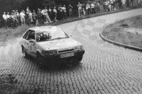 205. Willi Duvel i Harald Brock - Mazda 323 4wd Turbo.   (To zdjęcie w pełnej rozdzielczości możesz kupić na www.kwa-kwa.pl )