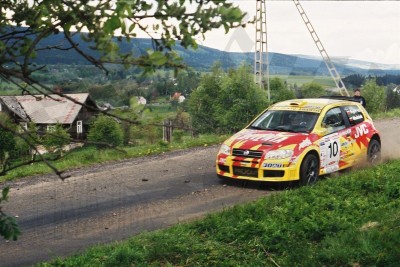 8. Sebastian Frycz i Maciej Wodniak - Fiat Punto Super 1600  (To zdjęcie w pełnej rozdzielczości możesz kupić na www.kwa-kwa.pl )