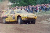100. Alain Ambrosino i A.Guehennec - Citroen Zx Rally.   (To zdjęcie w pełnej rozdzielczości możesz kupić na www.kwa-kwa.pl )