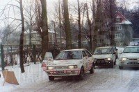 61. Sławomir Szaflicki i Andrzej Górski - Mazda 323 Turbo 4wd.   (To zdjęcie w pełnej rozdzielczości możesz kupić na www.kwa-kwa.pl )