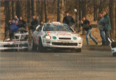 63. Robert Gryczyński i Tadeusz Burkacki - Toyota Celica GT Four.   (To zdjęcie w pełnej rozdzielczości możesz kupić na www.kwa-kwa.pl )