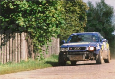 63. Lech Koraszewski i Grzegorz Dudek - Audi Coupe S2    (To zdjęcie w pełnej rozdzielczości możesz kupić na www.kwa-kwa.pl )