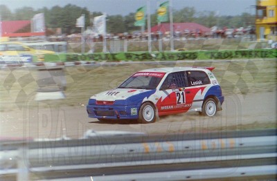 81. Jacek Lesiak - Nissan Sunny GTiR   (To zdjęcie w pełnej rozdzielczości możesz kupić na www.kwa-kwa.pl )