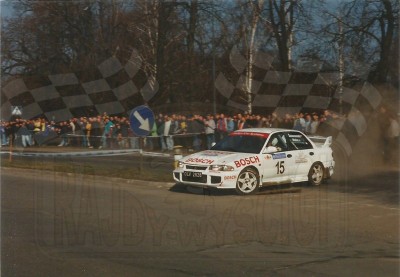 51. Wojciech Zaborowski i Tomasz Malec - Mitsubishi Lancer Evo III.   (To zdjęcie w pełnej rozdzielczości możesz kupić na www.kwa-kwa.pl )