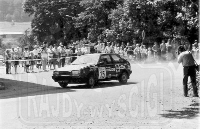 47. Marian Bublewicz i Ryszard Żyszkowski - Mazda 323 Turbo 4wd.   (To zdjęcie w pełnej rozdzielczości możesz kupić na www.kwa-kwa.pl )