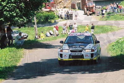 41. Marcin Majcher i Daniel Leśniak - Mitsubishi Lancer Evo VI  (To zdjęcie w pełnej rozdzielczości możesz kupić na www.kwa-kwa.pl )