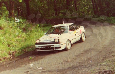 115. Paweł Przybylski i Krzysztof Gęborys - Toyota Celica GT4.   (To zdjęcie w pełnej rozdzielczości możesz kupić na www.kwa-kwa.pl )