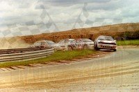 48. Nr.1.Adam Polak, nr.4.Jacek Ptaszek - Toyoty Celica GT4 i Mariusz Stec - Mitsubishi Galant VR4.   (To zdjęcie w pełnej rozdzielczości możesz kupić na www.kwa-kwa.pl )
