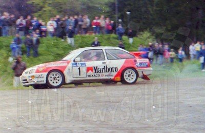 20. Marian Bublewicz i Ryszard Żyszkowski - Ford Sierra Cosworth RS.   (To zdjęcie w pełnej rozdzielczości możesz kupić na www.kwa-kwa.pl )