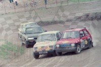 28. Nr.104.Józef Woźniak, nr.113.Tomasz Gryc, nr.108.Andrzej Stachurski - Polskie Fiaty 126p, Piotr Granica - Suzuki Swift GTi 16V