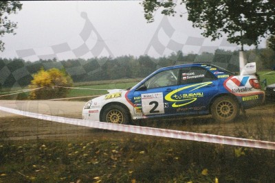 1. Leszek Kuzaj i Maciej Szczepaniak - Subaru Impreza STi  (To zdjęcie w pełnej rozdzielczości możesz kupić na www.kwa-kwa.pl )