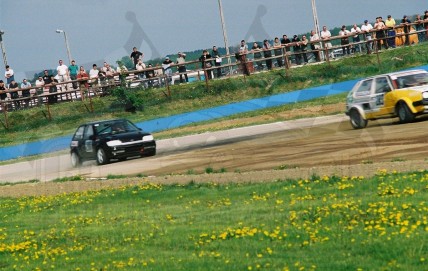 40. Nr.203.Andrzej Grigorjew - VW Golf, nr.208.Mikołaj Kasiborski - Ford Fiesta  (To zdjęcie w pełnej rozdzielczości możesz kupić na www.kwa-kwa.pl )