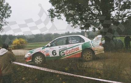 5. Maciej Lubiak i Maciej Wisławski - Mitsubishi Lancer Evo VII  (To zdjęcie w pełnej rozdzielczości możesz kupić na www.kwa-kwa.pl )