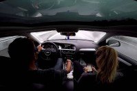 GoPro captures Audi A4 Allroad Quattro losing control at 140 km/h...