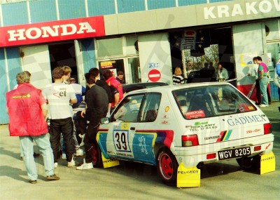 23. Peugeot 205 Rallye załogi Jacek Jerschina i Artur Orlikowski.   (To zdjęcie w pełnej rozdzielczości możesz kupić na www.kwa-kwa.pl )