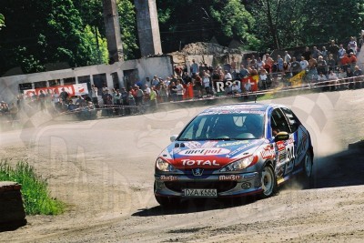 59. Mariusz Pelikański i Daniel Dymurski - Peugeot 206 XS  (To zdjęcie w pełnej rozdzielczości możesz kupić na www.kwa-kwa.pl )