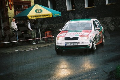 109. Tomasz Płaczek i Daniel Leśniak - Skoda Fabia TDi  (To zdjęcie w pełnej rozdzielczości możesz kupić na www.kwa-kwa.pl )