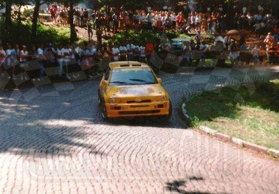 7. Enrico Bertone i Massimo Chiapponi - Ford Escort Cosworth RS.   (To zdjęcie w pełnej rozdzielczości możesz kupić na www.kwa-kwa.pl )