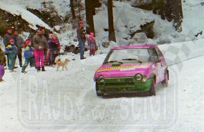 54. Piotr Gadomski i Romuald Porębski - Fiat Ritmo 130 TC.   (To zdjęcie w pełnej rozdzielczości możesz kupić na www.kwa-kwa.pl )