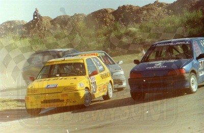 53. Nr.520.Tomasz Oleksiak, nr.522.Jerzy Poznański - Peugeoty 106 XSi   (To zdjęcie w pełnej rozdzielczości możesz kupić na www.kwa-kwa.pl )