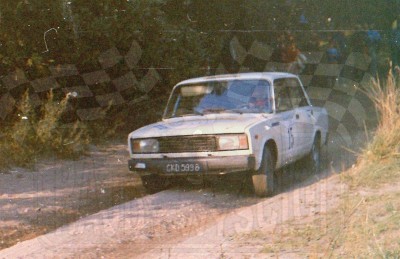 168. Michał Kulikowski i Z.Kowalski - Łada 2105.   (To zdjęcie w pełnej rozdzielczości możesz kupić na www.kwa-kwa.pl )