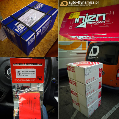 ✅ Przewody Hamulcowe Stalowy Oplot Fischer Hydraulik ➡ Mercedes Benz A45 AMG [W176]
✅ Układ Dolotowy Injen ➡ BMW 428i [F32]
✅ Felgi 19" FF15 HRE ➡ BMW M3 [F80]
✅ Sprężyny H&R ➡ BMW 435i [F33]

⌨ www.auto-Dynamics.pl ⌨ info@auto-Dynamics.pl