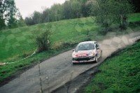 128. Dariusz Poloński i Grzegorz Dobosz - Peugeot 206 XS  (To zdjęcie w pełnej rozdzielczości możesz kupić na www.kwa-kwa.pl )